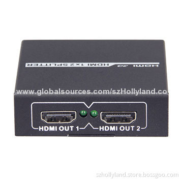 HDMI Splitter, 1-in-2 Out with UL, CCC, CE, FCC Compliance